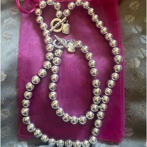 Ralph Lauren Silver Color Bracelet and Necklace